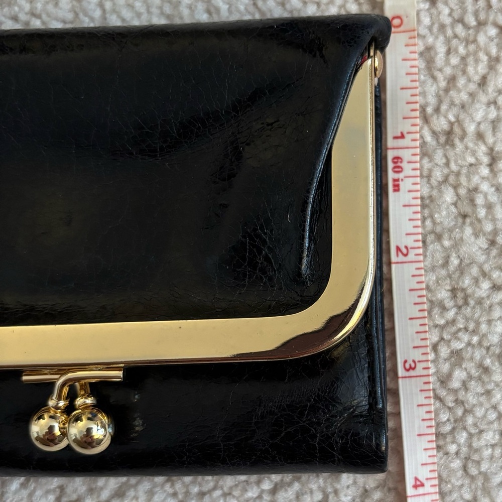 Elegant Black Leather Wallet by HOBO - Picture 11 of 12